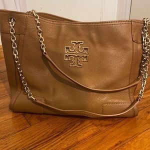 Tory Burch Tan Over the Shoulder Purse